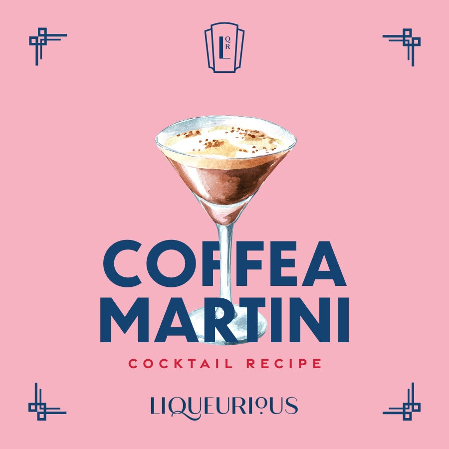 Espresso Martini, alcoholic coffee liqueur, coffee cocktail, recipe